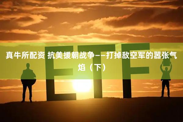 真牛所配资 抗美援朝战争——打掉敌空军的嚣张气焰（下）