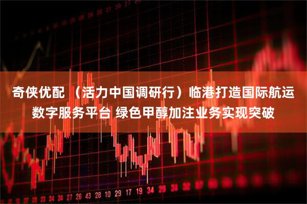 奇侠优配 （活力中国调研行）临港打造国际航运数字服务平台 绿色甲醇加注业务实现突破
